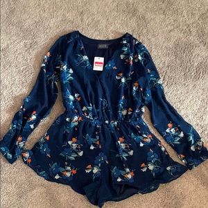 Never wore before blue romper